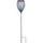 Trendline Solarleuchte Metall 75,5 cm inkl. Leuchtmittel silber