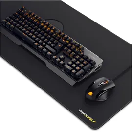 Titanwolf Gaming Set, Tastatur-, Maus- XXL Mousepad