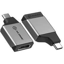 Alogic USB-C zu HDMI Mini Adapter 4 cm Grau