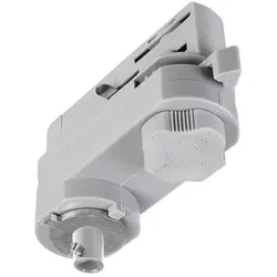 Deko-Light 3-Phasen Schienensystem D Line 3-Phasen Adapter für Leuchtenmontage Fenstergrau