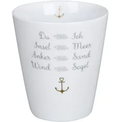 Krasilnikoff Happy Mug Becher Du und ich, 330 ml
