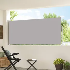 vidaXL Seitenmarkise 120 x 300 cm Grau Polyester