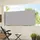 vidaXL Seitenmarkise 120 x 300 cm Grau Polyester