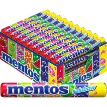 Mentos Rainbow Kaubonbons 40 Rollen 37,5 g
