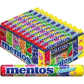 Mentos Rainbow Kaubonbons 40 Rollen 37,5 g