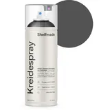 shelfmade Kreidespray grau - hochwertiges Kreidefarbe Spray - Sprühfarbe grau - matte chalk Sprayfarben - deckendes Chalk Spray (Slate - Dunkelgraublau)