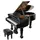 Metal Earth Fascinations Metallbausätze - Musik Instrument Grand Piano Flügel, lasergeschnittener 3D-Konstruktionsbausatz, 3D Metall Puzzle, DIY Modellbausatz mit 3 Metallplatinen, ab 14 Jahre