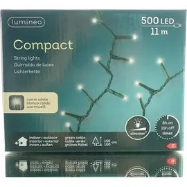 Kaemingk Lumineo LED Lichterkette Compact 500 Lichter warmweiß