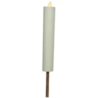 MARELIDA LED Solar Kerze Fackel gelb flackernd H: 98cm