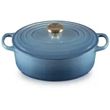 Le Creuset Signature Bräter 27 cm oval chambray
