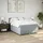 vidaXL Boxspringbett 140 x 200 cm Hellgrau