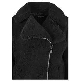 URBAN CLASSICS Sherpa Biker Jacke Black M