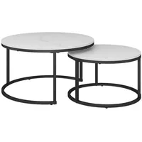 Vicco Couchtisch Montreal Weiß 77 x 40 cm 2