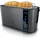 Arendo Langschlitz Toaster Grau