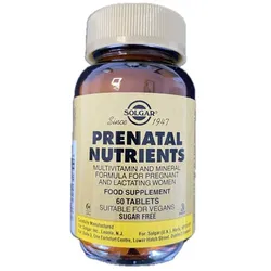 Pränatale Nährstoffe 60 Tabletten