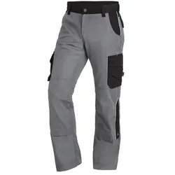 Premium Bundhose BRUNO "Twill 300" - 70 - grau/schwarz