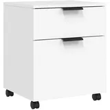 vidaXL Aktenschrank 45x38x54 cm Weiß