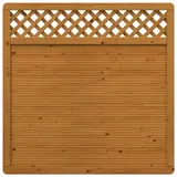 Traumgarten Lamellenzaun 179 x 179 cm Braun/Holz