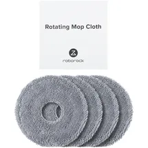 Roborock rotierendes Mopptuch*4 Stk. Antibakteriell für Qrevo Serie Grau