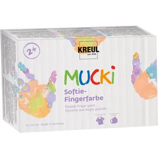 Kreul MUCKI Softie-Fingerfarbe 6er Set 150 ml