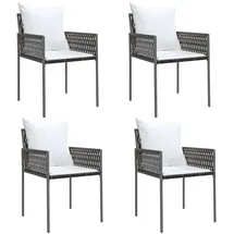 vidaXL Gartenstuhl 54 x 61 x 83 cm braun 4 St.