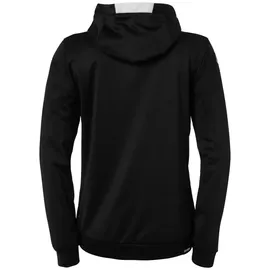 Kempa Player Kapuzenjacke WOMEN, in schwarz/weiß XS