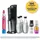 Sodastream Crystal 3.0 schwarz + 3 Glaskaraffen + Zylinder + 2 Sirups