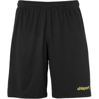 Uhlsport Center II Shorts ohne Innenslip schwarz/fluo gelb 128