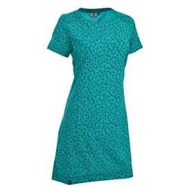 Maul Kleid Alplersee Muster Türkis/Grün 38