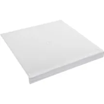Gsd Acryl Schneidebrett mit Anschlag 38 x 38 x 3,8 x 0,6cm