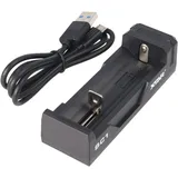 XTAR Schnell-Ladegerät für Li-ion Akku 3,6 - 3,7 Volt, lädt auch geschützte 20700, 21700 mit Überlängen bis 75mm