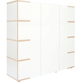 Tojo Mehrzweckschrank stau weiß 150 cm x 145 cm x 40 cm
