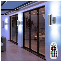 ETC Shop 3er Set RGB LED Außen Lampen Fassaden