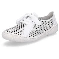 Rieker Schnürschuh Weiß Damen 36