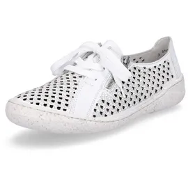 Rieker Schnürschuh Weiß Damen 36