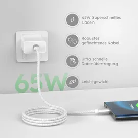 Alkaya USB-C 1,0 m Weiß