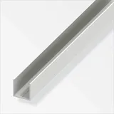 Alfer - Quadrat-u-profil 19,5 X 19,5 X 2500 Mm Weiß Kunststoff Profil U Schiene