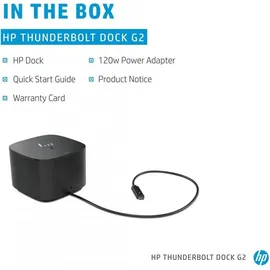 HP Thunderbolt Dock G2 Passend für Marke: HP Elitebook, Pro, ProBook,