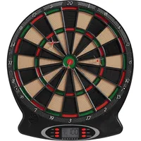 Best Sporting Dartscheibe elektronisch London I Kunststoff inkl. 6 Dartpfeilen & Ersatzspitzen