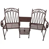 Garden Pleasure Rinjai Gartenbank braun
