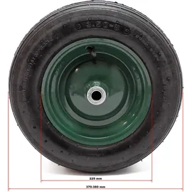 Wiltec Schubkarren Komplettrad 130 kg
