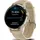 Garmin Venu 3S french gray/softgold mit Schnellwechsel-Leder-Armband + Schnellwechsel-Silikon-Armband french gray/softgold