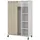 VCM Kleiderschrank Kit 160 x 100 x 49 cm Beige/Weiß
