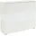 Priess Hochkommode 123 x 103 x 38 cm Weiß