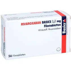 Rivaroxaban Basics 2.5 Mg Filmtabletten 56 St