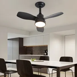 JDONG 50 cm Deckenventilator Weiß