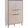 Finori Highboard 90x140x38 cm - beige - BHT ca.