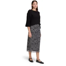 Vera Mont Bleistiftrock Damen Animalprint Grau 34
