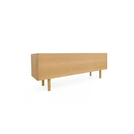 WoodMan Porto 175 x 60 x 40 cm Schwarz