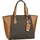 Michael Kors Handtasche Taryn Small Convertible MK SIG Brown/Acorn Braun Damen
